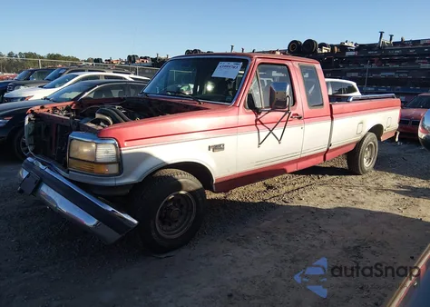 1992 Ford F150 из США, поврежденный, VIN 1FTEX15N8NKA49390